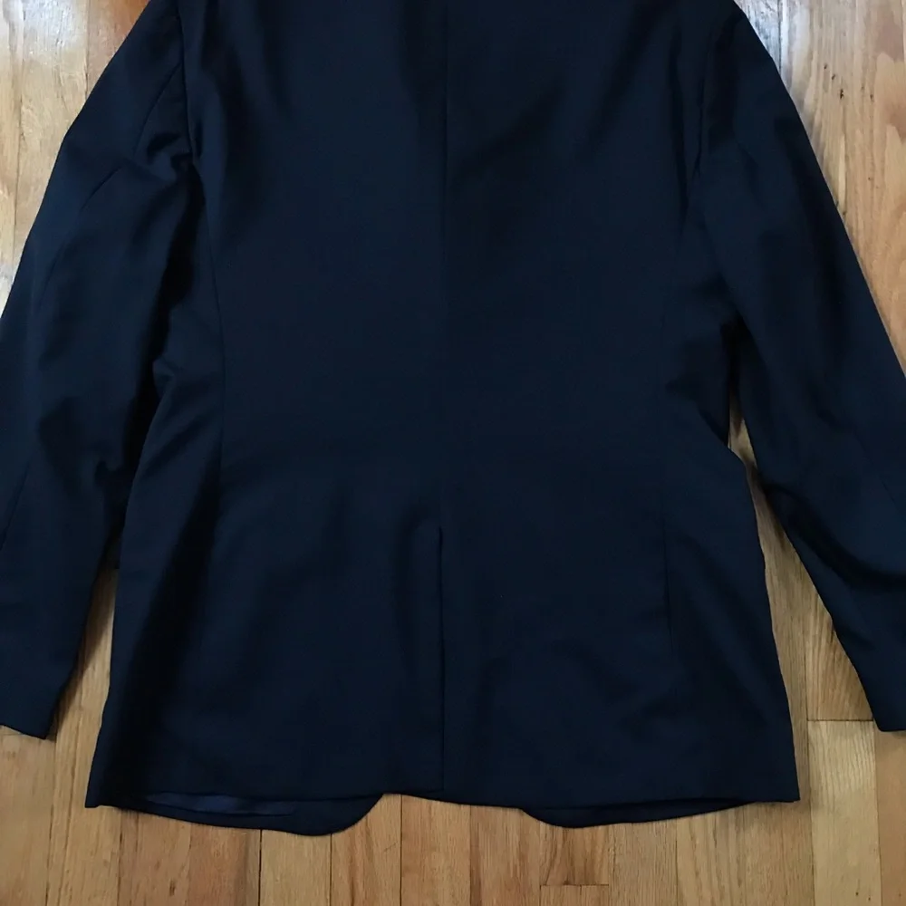 J. Crew X Loro Piana Black Ludlow Blazer Jacket Italian Wool 44R